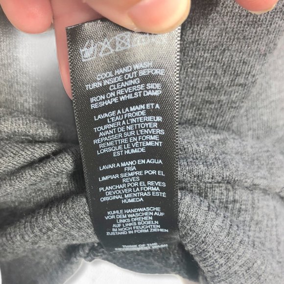 Gray ASOS 3/4 Sleeve Sweater "72" Dress Sz 2 - Picture 8 of 9